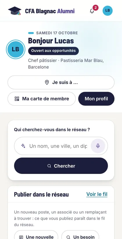 Application mobile développée par Oriq