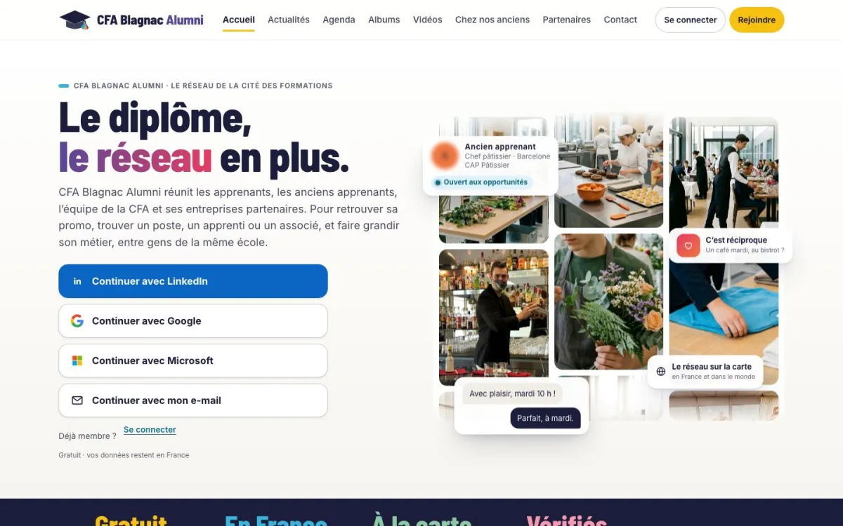 Site CFA Blagnac Alumni